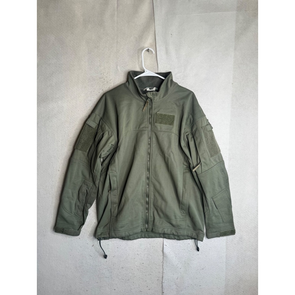 Massif Elements Navair Jacket Mens Large Sage Green Flame Resistant FR Tactical